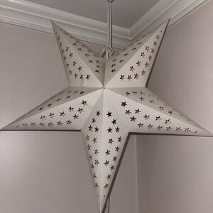Folding Paper Star Light